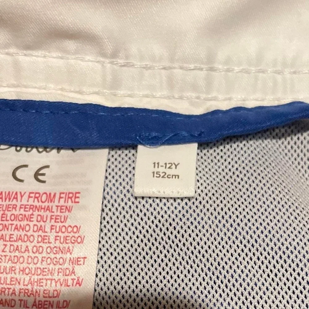 Boden Boys Swim Trunks‎ Colorblock Striped Board Shorts 11-12Y Blue Green